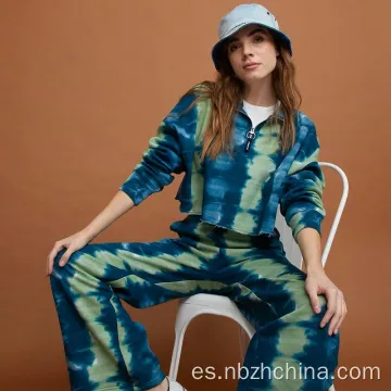 Sudaderas de tinte tople de tip para mujeres